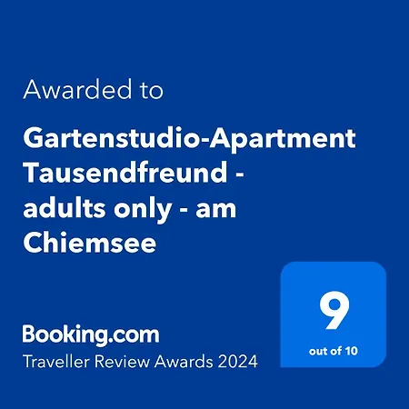 Apartment Gartenstudio-apartment Tausendfreund - Adults Only - Am Chiemsee *