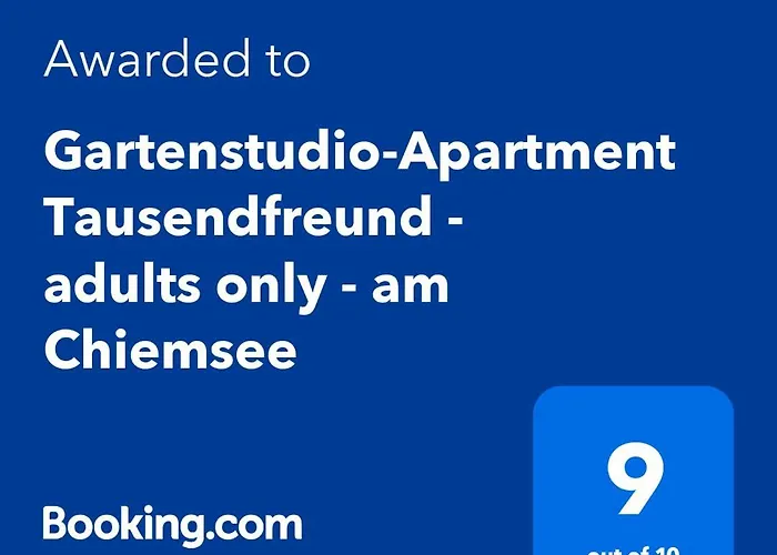 Appartement Gartenstudio-apartment Tausendfreund - Adults Only - Am Chiemsee *